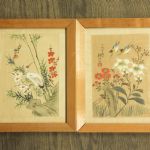 887 3249 SILK PAINTINGS